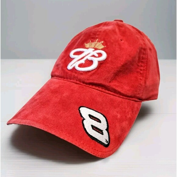 Chase Authentics Dale Earnhardt Jr. Budweiser #8 Red Black A-Flex Fitted Hat Cap - Picture 1 of 11